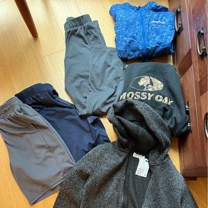 Mixed LOT of Boys’ Clothes Med sz 10 Tops Shorts Pants Jackets Sweaters